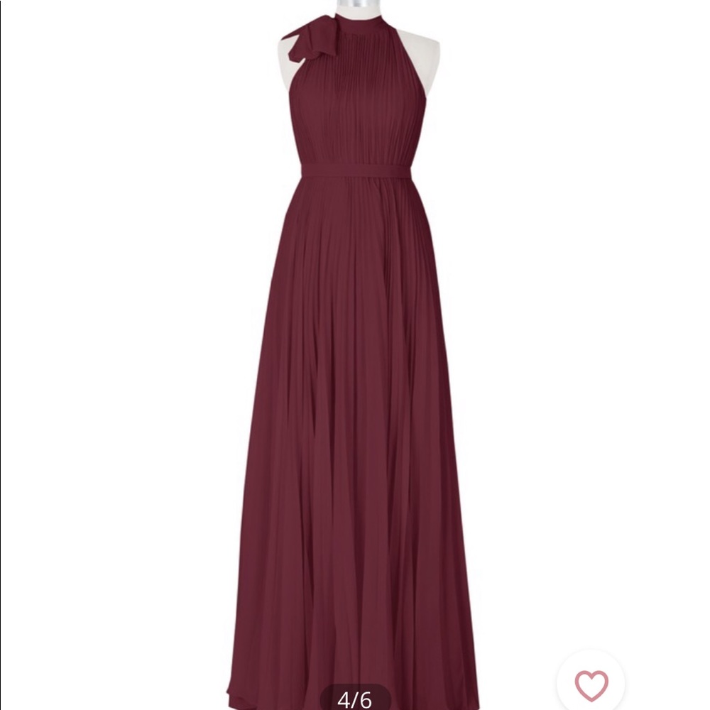 Azazie Cailyn Bridesmaids Dress-Cabernet